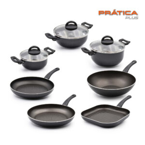 Batería de Cocina Inducción 7 Piezas Prática Plus