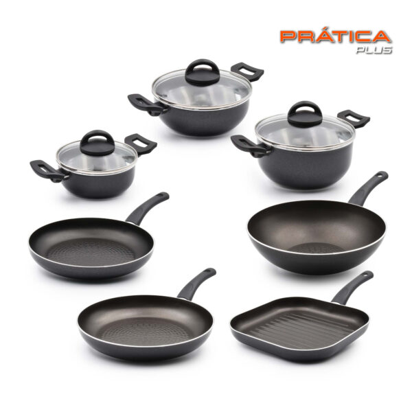 Batería de Cocina Inducción 7 Piezas Prática Plus