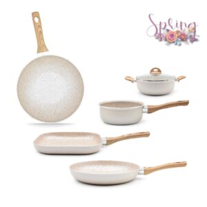 Batería de Cocina Inducción 5 Piezas Spring