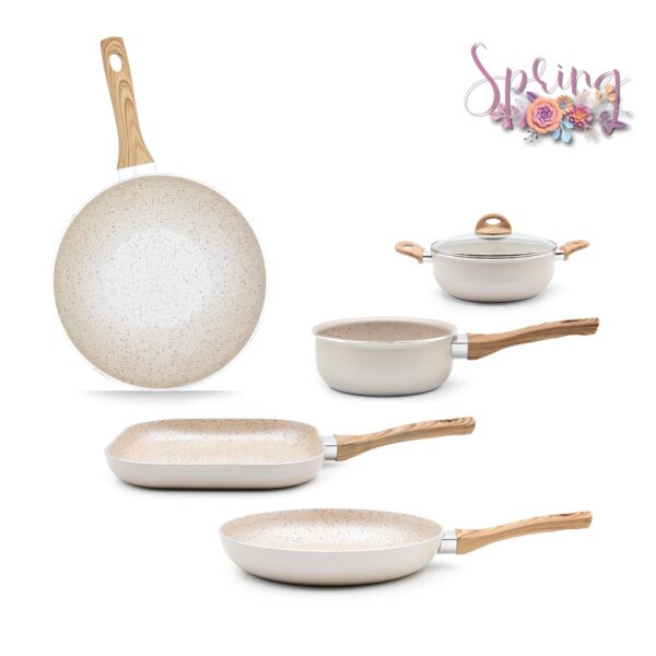 Batería de Cocina Inducción 5 Piezas Spring