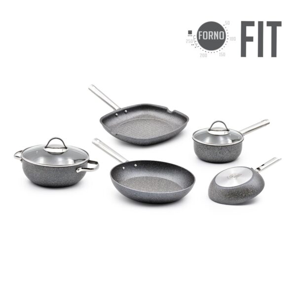 Batería de Cocina Inducción 5 Piezas Forno F.I.T.