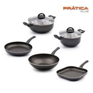 Batería de Cocina Inducción 5 Piezas Prática Plus
