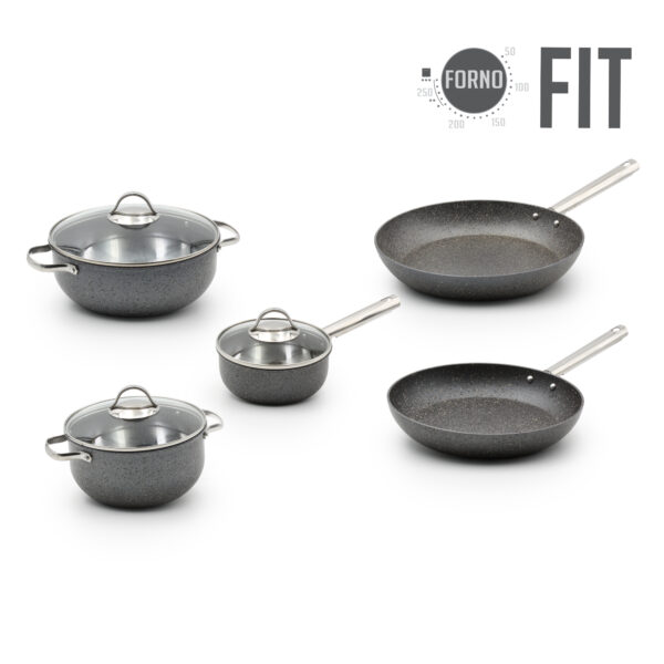 Batería de Cocina Inducción 5 Piezas Forno F.I.T.