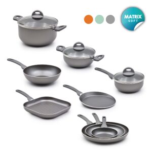 Batería de Cocina 9 Piezas Matrix Soft