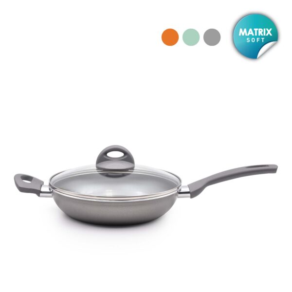 Sartén c/ asa y tapa Matrix Soft